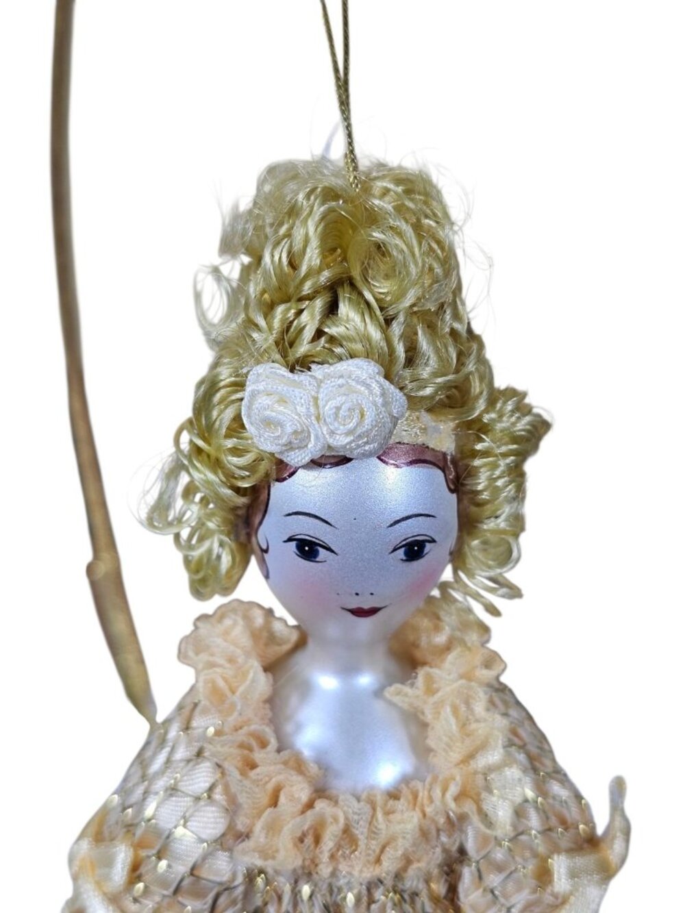 Kurt S. Adler The Mystique Collection Glass Ornament 8" Lady Victorian Dress VTG - Picture 9 of 9